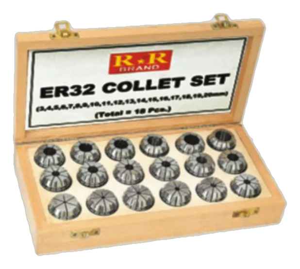 ER Collet Set (in Polished Wooden Box)
