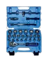 Socket Sets - 12.7mm (1/2) Square Drive in Blow Moulding Box (Bi-hexagonal & Hexagonal)