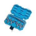Torx Bit Sockets & E - Sockets Set - 12.7mm (1/2) Sq. Dr. (19 Pcs. Set)